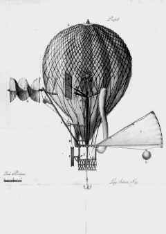 Progetto di aerostato dirigibile di Luigi Napoleone Bonaparte (1828)