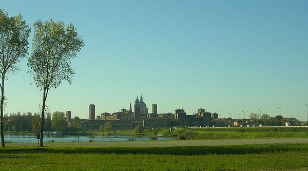 La citt di Mantova vista dal Lago Inferiore