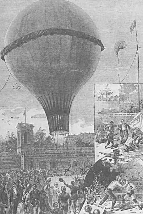 Ascensione di Cirillo Steffanini all'Arena civica di Milano (1891)